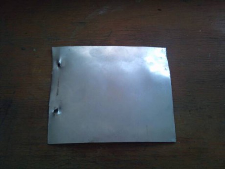 AL plech 1,5mm před leštěním